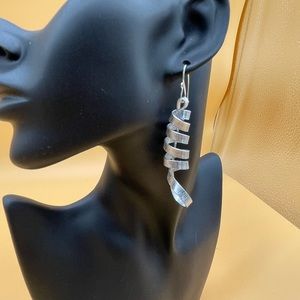 Handcrafted aluminum earrings